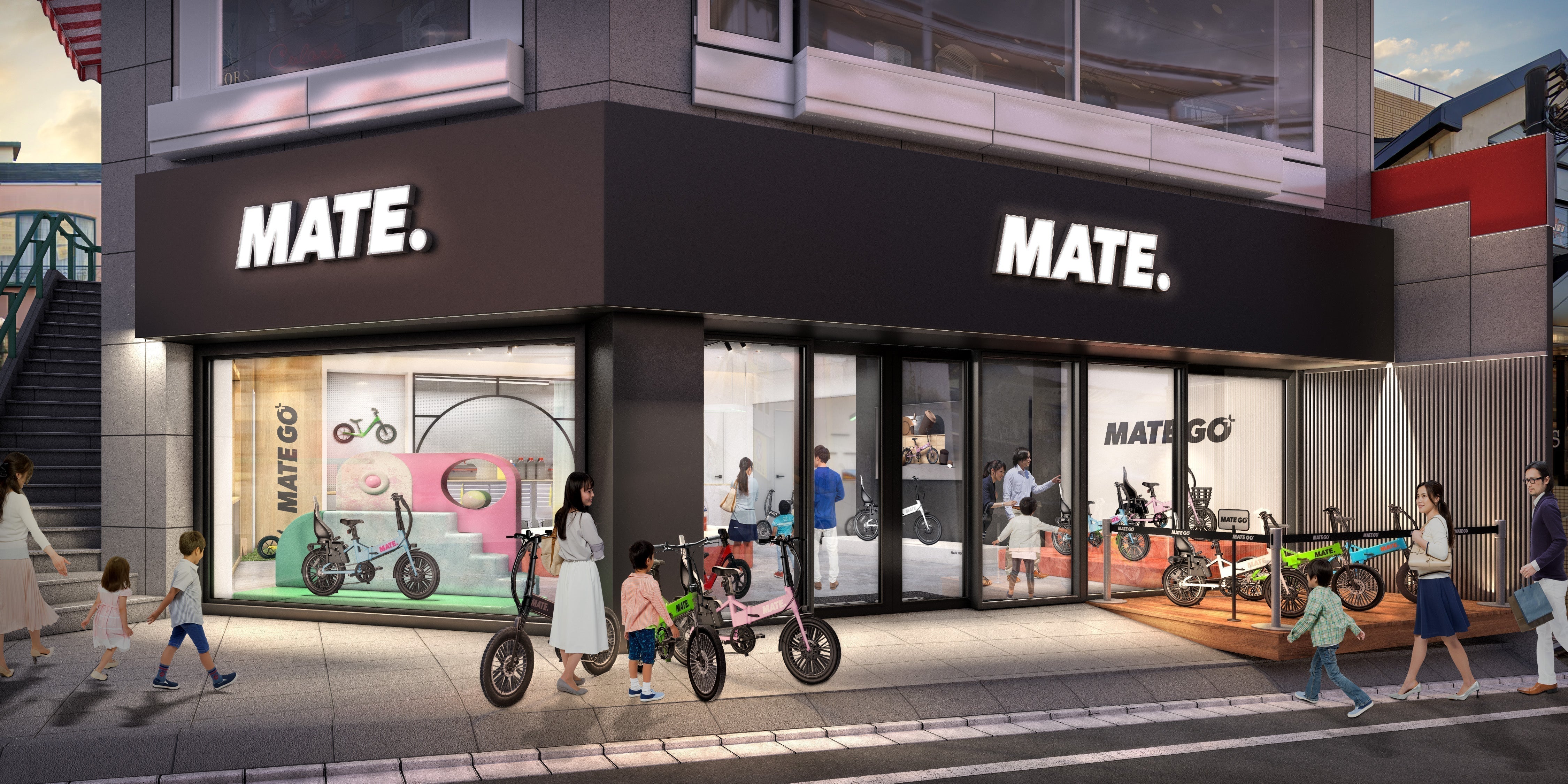 ブランド初のファミリーコンセプトストア「MATE.BIKE TOKYO