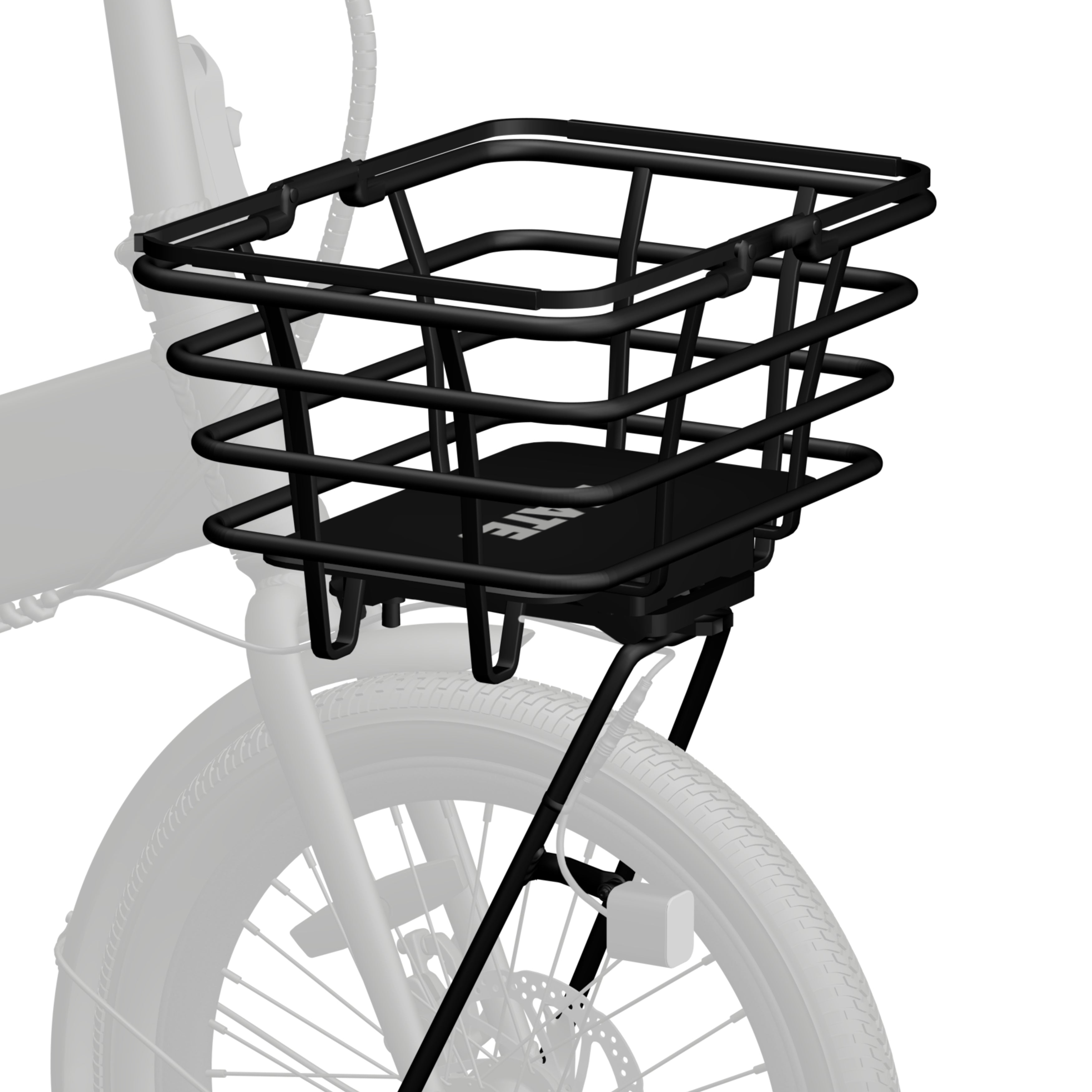 ファットタイヤ 自転車用　フロントキャリアとカゴのセット【MATE X】 MATE. BASE BASKET & FRONT RACK SET – MATE.BIKE JAPAN