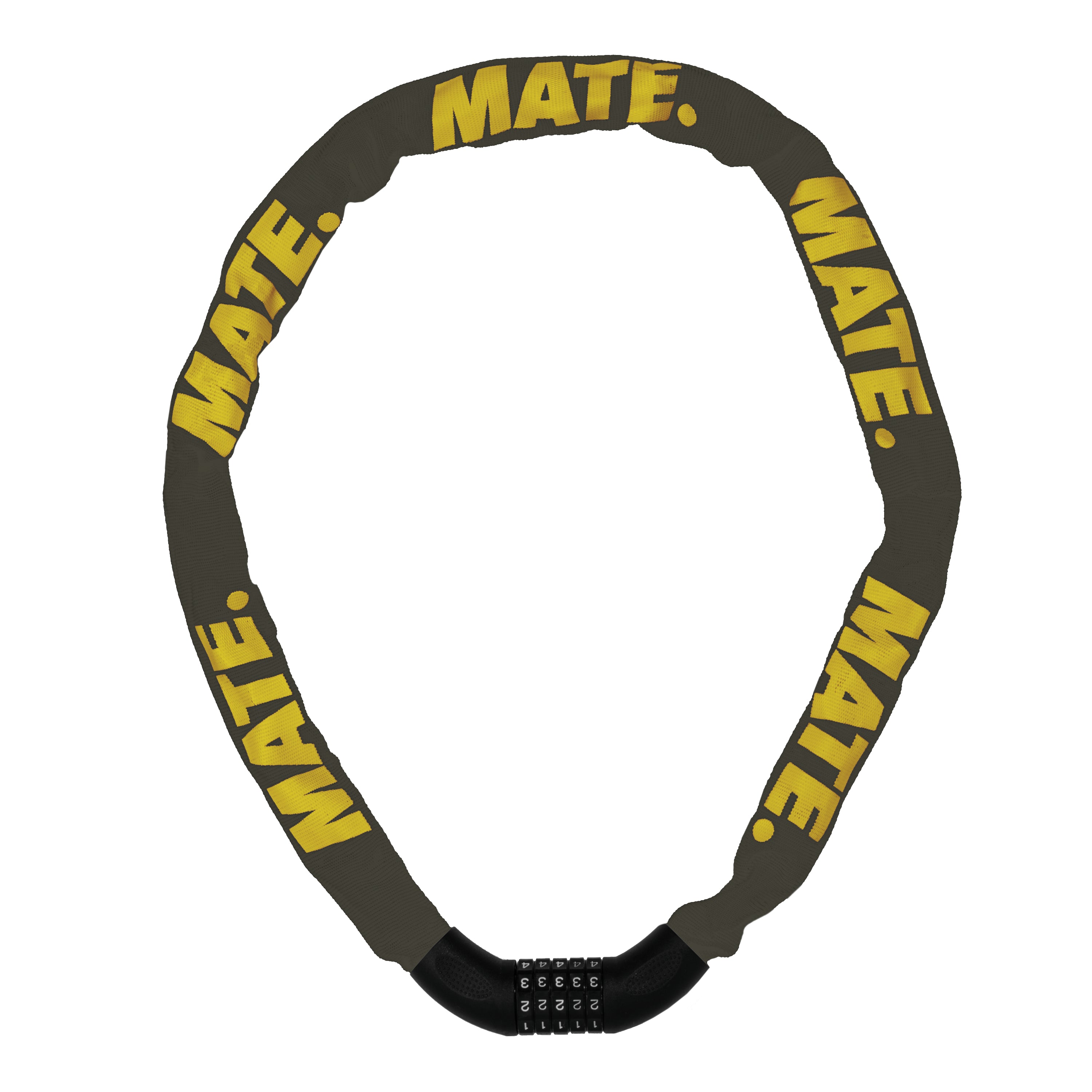 MATE ダイヤル式チェーンロック ブラック MATE ダイヤル式チェーンロック ブラック